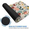 thumbnail image 6 of Long Mouse Pads for Desk,Pioneer Flower Floral Print Pattern Desk Mats on Top Of Desks, Desk Mouse Pad Extra Large with 3mm Non-Slip Base and Stitched Edge for Gaming,Office,Work,Home 31.5"x11.8", 6 of 6