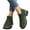 Army Green, variant on Ankle Boots for Women Low Heel Suede Platform Heeled Short Booties Chunky Heel Side Zipper Round Toe Lug Sole Fall Boots Non Slip Outdoor Walking Shoes Gray