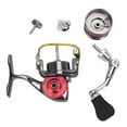 thumbnail image 3 of Carrete de pesca Mini carrete giratorio 3 + 1 rodamientos de bolas 5.0: 1 carrete giratorio de metal completo carrete de pesca de hielo aparejo de pesca Maboto Carrete de pesca, 3 of 6