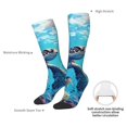 thumbnail image 6 of Salouo Colorful Underwater Plant Turtle Print Women's Men's Ankle Socks 1-pack Casual Athletic Socks for Unisex Adult Moisture-Wicking Socks for Daily Wear/Running/Sport, 6 of 8