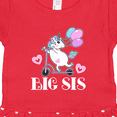 thumbnail image 3 of Inktastic Big Sis Unicorn Sister Announcement Girls Toddler Dress, 3 of 4