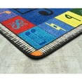 thumbnail image 3 of Note Worthy (Elementary) 5'4" x 7'8" area rug in color Multi, 3 of 7