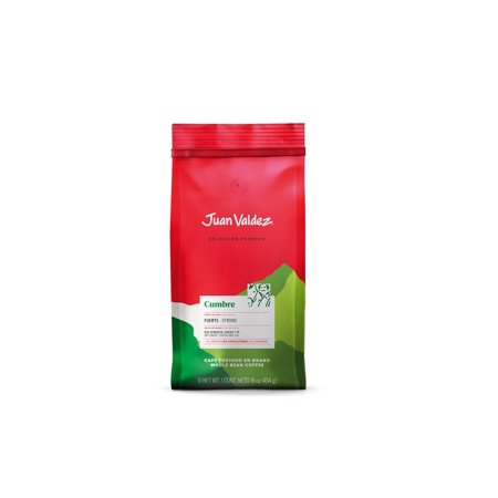 Juan Valdez Cumbre Whole Bean Coffee, Dark Roast 16 oz - Premium Colombian Coffee