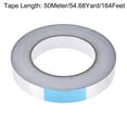 thumbnail image 2 of Uxcell 20mmx50m Self-adhesive Waterproof High Temperature Aluminum Foil Tape, 2 of 5
