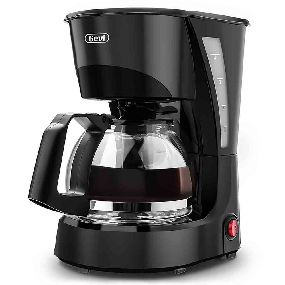 Coffee Maker 4 cup,Small Drip Coffee Maker With Glass Coffee Pot and