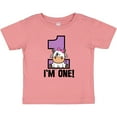 thumbnail image 3 of Inktastic 1st Birthday Cow Farm Party Girls 1 Year Old Girls Baby T-Shirt, 3 of 5