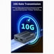 thumbnail image 3 of Convertidor de medios SFP+ OEO de 10 GbE con dos ranuras SFP+ de 10 G y fibra de 100 M/1 G/2,5 G/10 GBase-T con enchufe estadounidense, 3 of 7