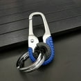 thumbnail image 2 of Men's Car Key Chain, Personalized Creative Stainless Steel Car Keychain for Men, Anti-Loss Heavy Duty Metal Key Ring, 2 of 6