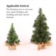thumbnail image 3 of Advancent Mini árbol de Navidad, boda, Año Nuevo, adorno de de Navidad, hogar, comedor, oficina, Hotel, sala de estar, dormitorio, Kits de decoración para fiestas 30 centimetros, 3 of 6