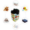 thumbnail image 7 of Yayeee Freestanding Laundry Hamper with Handle Collapsible Large Storage Basket for Clothes, Green Tomatoes, 7 of 7