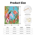 thumbnail image 2 of KLL Tropical Jungle Flamingo Print Canvas Wall Art, Canvas Painting Prints Canvas Art Wall Decor Home Decoration for Living Room Bedroom Office, 2 of 6