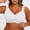 White, variant on Xdegoge Bras for Women Full Coverage Seamless Comfort Soft Wireless Unpadded Bralette with Elegant Lace Trim Breathable No Underwire Bra