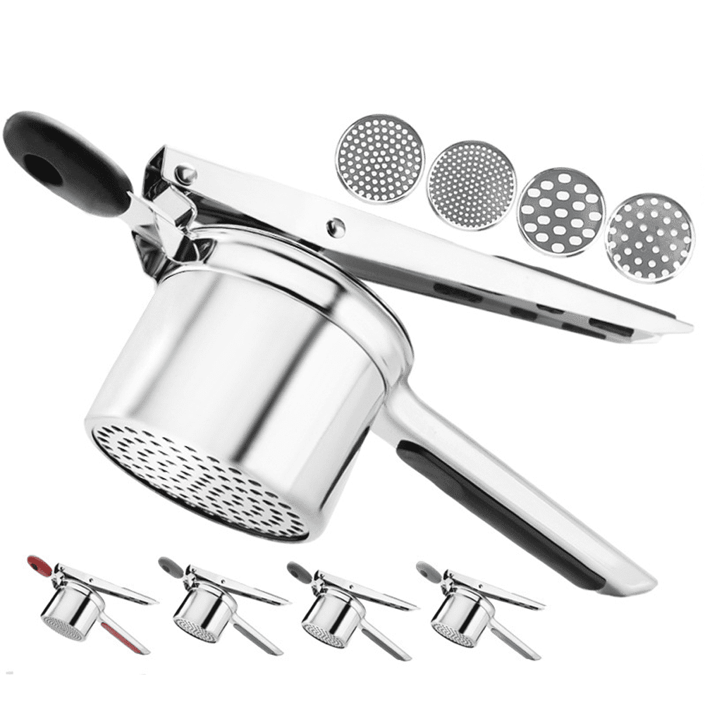 Priority Chef, Potato Ricer, 15oz, Stainless Steel, Black