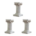 thumbnail image 2 of Bearachild Roman Pillar Statue Figurine White Pedestal Stand for Living Room Decoration Type1 NO1, 2 of 5