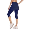 thumbnail image 1 of Pantalones elásticos Minnieouse para mujer de golf y tenis azul oscuro M, 1 of 6