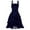 Blue, variant on TAIAOJING Womens Gothic Vintage Dress Renaissance Irregular Hem Retro Court Sleeveless Dress