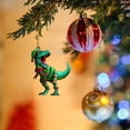 thumbnail image 1 of Xihbxyly Colgante de Dinosaurio, Adorno para Árbol de Navidad, Bonito Diseño de Coche, Material Duradero, Decoración Festiva para El Hogar, Fácil de Colgar, Idea de Regalo Única, 1 Pieza En Caja de R, 1 of 3