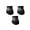 #A8 Black&Black&Black, variant on Difdany Thermogenic Fat Burning Sculpting Shorts, PAURAJU Thermal Yoga Pants, Seamless Firming Shaping Shorts with Tummy Flatten & Hip Lifting,Women Fatty Pack Thermal Shaping Shorts Size M