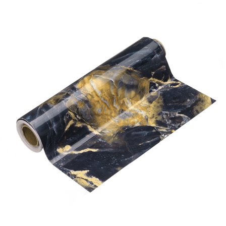 Uxcell Wood Grain Wallpaper Border 8" x 16.4ft Textured Frame Sticker, Sapphire Blue