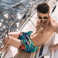 thumbnail image 2 of luoweisi Men's Beach Shorts Quick Dry Swim Trunks with Mesh Lining Dolphin M, 2 of 5