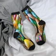 thumbnail image 5 of Yiaed Easter Eggs Print Great elasticity Crew Socks Sports socks for Men and Women, 5 of 6
