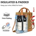 thumbnail image 4 of Tirrinia Polyester Leakproof Insulated Wine Tote Cooler Bag,Wine Carrier,Champagne Carrier Bag,Portable Waterproof Wine Bag, 4 of 7