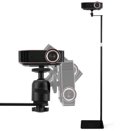 DOULAMI Projector Stand Projector Mount Height Adjustable 104-160 cm - Floor Stand with Plate for Presentations, Home Cinema, Studio, Office - Load Capacity up to 6 kg