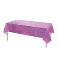 thumbnail image 1 of CSChome Iridescence Tablecloth Iridescence Tablecloth Waterproof Holographic Foil Party Decoration Shiny Rectangle, 1 of 7