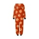 thumbnail image 4 of Family Halloween Pjs Matching Sets Halloween Print Long Sleeve Zippered One Piece Pajama Hooded Jumpsuit Winter Halloween Pjs Family Set, 4 of 4