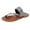Gray, variant on ZTTD Fashion Summer Women Sandals Flat Lightweight Open Toe Comfortable Thong Solid Color Casual Beach Brown