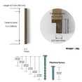 thumbnail image 3 of Goo-Ki 12 Pack 5 Inch(128mm) Kitchen Cabinet Pulls, Antique Brass Cabinet Handles, Drawer Pulls for Dresser,Wardrobe & Cupboard, 3 of 9