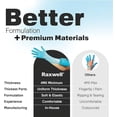 thumbnail image 6 of Raxwell Disposable Blue Nitrile Gloves 4-mil Examination Food Handling Cleaning Gloves, Small, 1000 Pack, 6 of 6