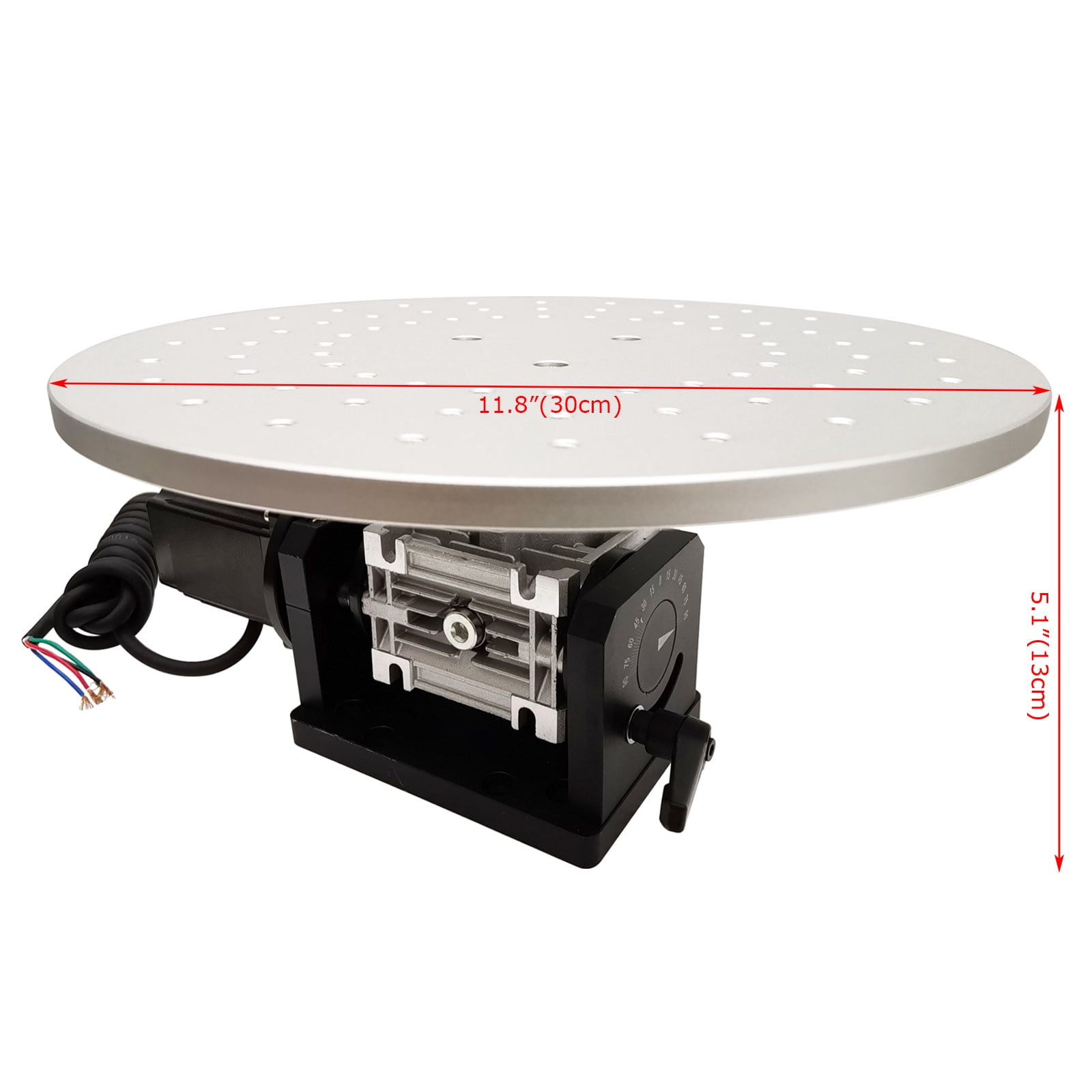 30CM 360 Degree Circular Rotatable Table Laser Marking Machine Electric Commercial 110V