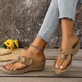 thumbnail image 6 of jiaxiM Flip Flops for Womens Thong Sandals Cute Summer House Slippers for Women Non- Thick Sole Orthofeet Shoes for Women Walking for Summer Outdoor, 6 of 6