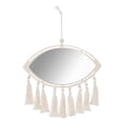 thumbnail image 1 of Espejo de pared colgante de macramé, espejo decorativo con flecos de macramé, espejos decorativos con borlas hechos a mano, para decoración de , Oval, 1 of 8