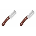 thumbnail image 1 of 2PCS Vegetable Peeler With Wooden Handle , Multi Functional Vegetable Peeler , For Kitchen Kitchen Gadgets Tool , Pumpkin Peeling Potato Carrot Veggie Peeler, 1 of 5