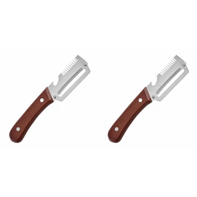 2PCS Vegetable Peeler With Wooden Handle , Multi Functional Vegetable Peeler , For Kitchen Kitchen Gadgets Tool , Pumpkin Peeling Potato Carrot Veggie Peeler