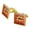 Gold, variant on Furr Real Cat For Funny Humor Square Cufflink Set - Silver or Gold