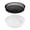 White + Black, variant on Selrti Round Bird Feeder Tray, Plastic Bird Bath Water Tray, Outdoor Mesh Birdseed Tray, Bird Feeder Accessories for Wild Hummingbird, Goldfinch and Oriole