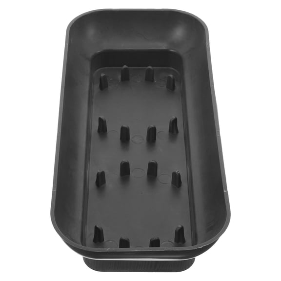 Toyvian Black Plastic Floral Foam Container for Flower Arranging Supplies and Storage Organizer