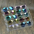 thumbnail image 1 of Organisateur de Lunettes de Soleil Vitrine Transparente Plateau de Rangement pour Lunettes Support de Table (3/5 Couches), 1 of 5