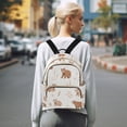thumbnail image 7 of FORMRS Mini Backpack Purse for Women Quilted Travel Daypack Casual Shoulder Bag, Gray Bears, 7 of 7