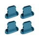 thumbnail image 1 of Matsuzay 4Pcs Mobile Phone Stopper Dust Proof USB Protection Anti-dust Cap Micro Charging Port Replacement for 13/Mini/Pro/Pro Max Cables de audio/vídeo Azul marino, 1 of 4