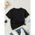 thumbnail image 2 of My Nana And Me To The Moon And Back Creative Fashion Letter & Pattern Print Girls Casual Comfortable Crew Neck Short-sleeved T-shirt For Summer, 2 of 8