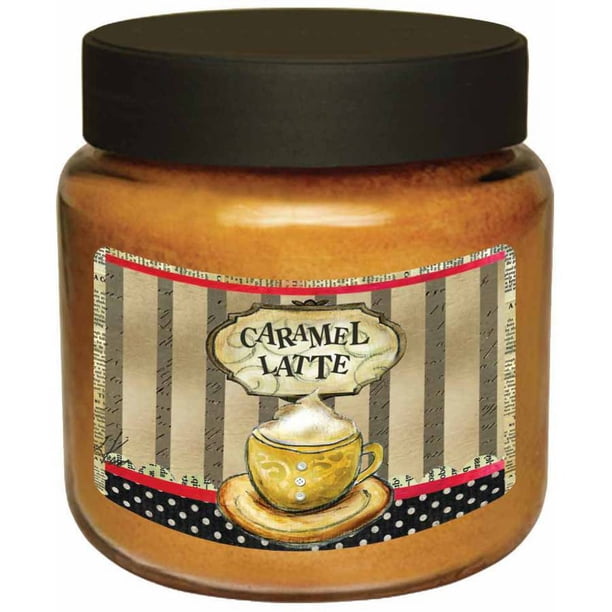 LANG Caramel Latte 16Ounce Jar Candle, Scented with Smooth Vanilla