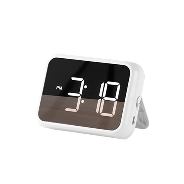 Reloj despertador digital Naiovety pantalla grande LED ABS con radio Type3 NO3