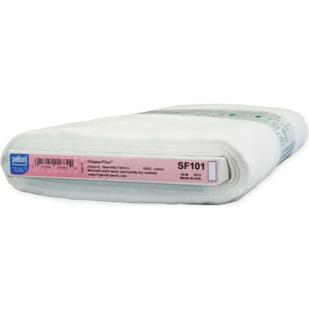 Woven Cotton Ticking Fabric - Pellon Shapeflex Cotton Woven Fusible Fabric, per Yard