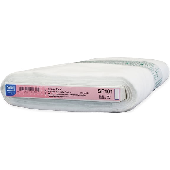 Pellon SF101 Fusible Fabric Sewing Interfacing 20" by the Yard, White