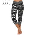 thumbnail image 4 of Mujeres Pantalones de yoga interior deportes al aire libre Pantalones recortados para correr Ejercicio con cordón ajustable Leggings de cintura ajustable Ropa de gimnasio Gris XXXL Methold OD003018-18, 4 of 7