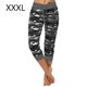 thumbnail image 4 of Mujeres Pantalones de yoga interior deportes al aire libre Pantalones recortados para correr Ejercicio con cordón ajustable Leggings de cintura ajustable Ropa de gimnasio Gris XXXL kenally OD003018-18, 4 of 7